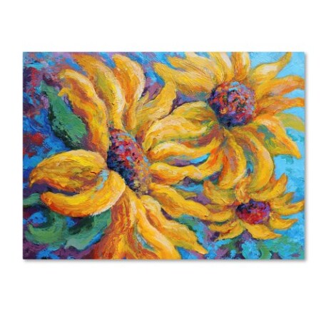 Trademark Fine Art Marion Rose 'Threes A Crowd' Canvas Art, 35x47 ALI15395-C3547GG